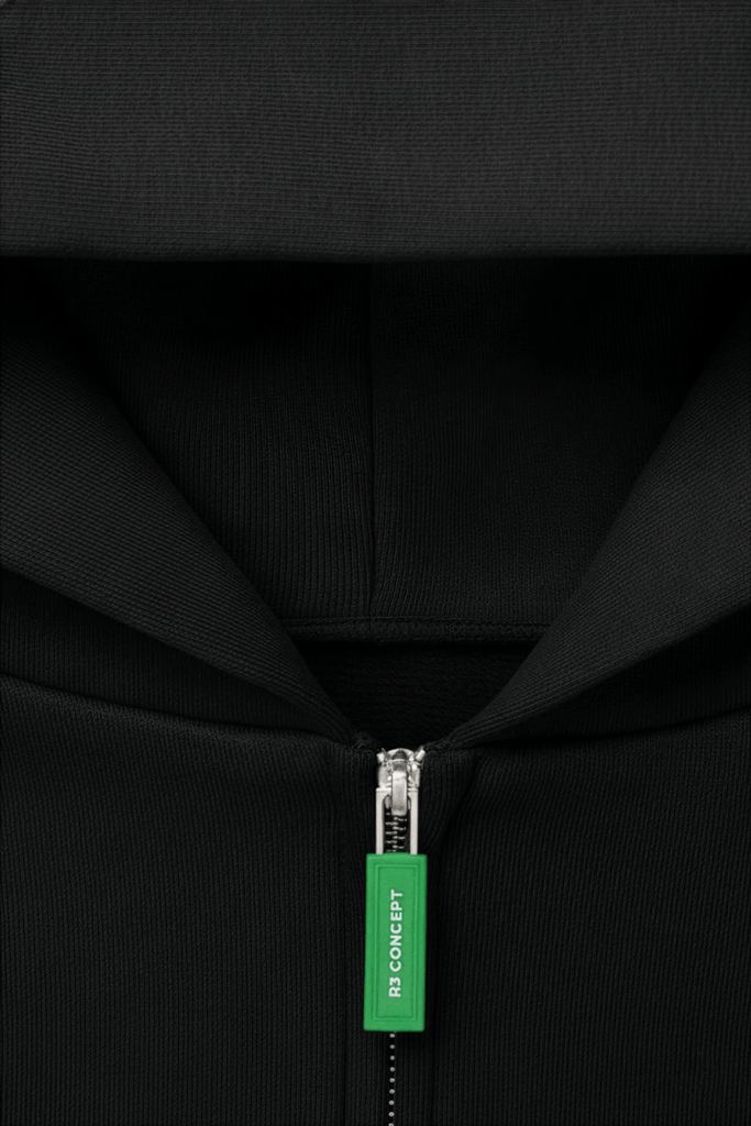 No logo zip Hoodies - R3 CONCEPT